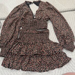 RESET Floral Long Sleeve skirt set